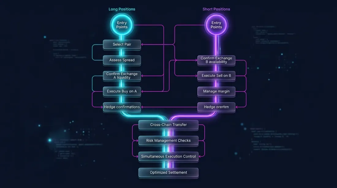 Esecuzione simultanea dell'arbitraggio tra exchange