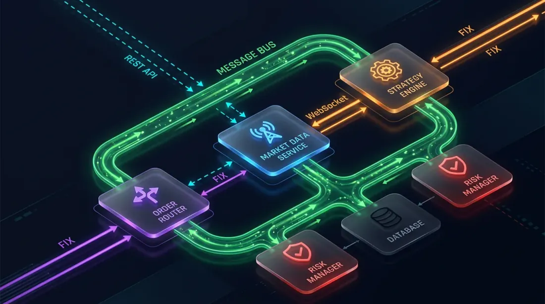 Architettura a microservizi del sistema di trading