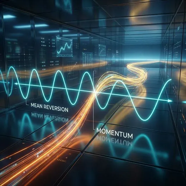 Combinazione Dinamica di Strategie di Mean Reversion e Momentum nell'Arbitraggio Statistico: Fondamenti Matematici e Implementazione Pratica