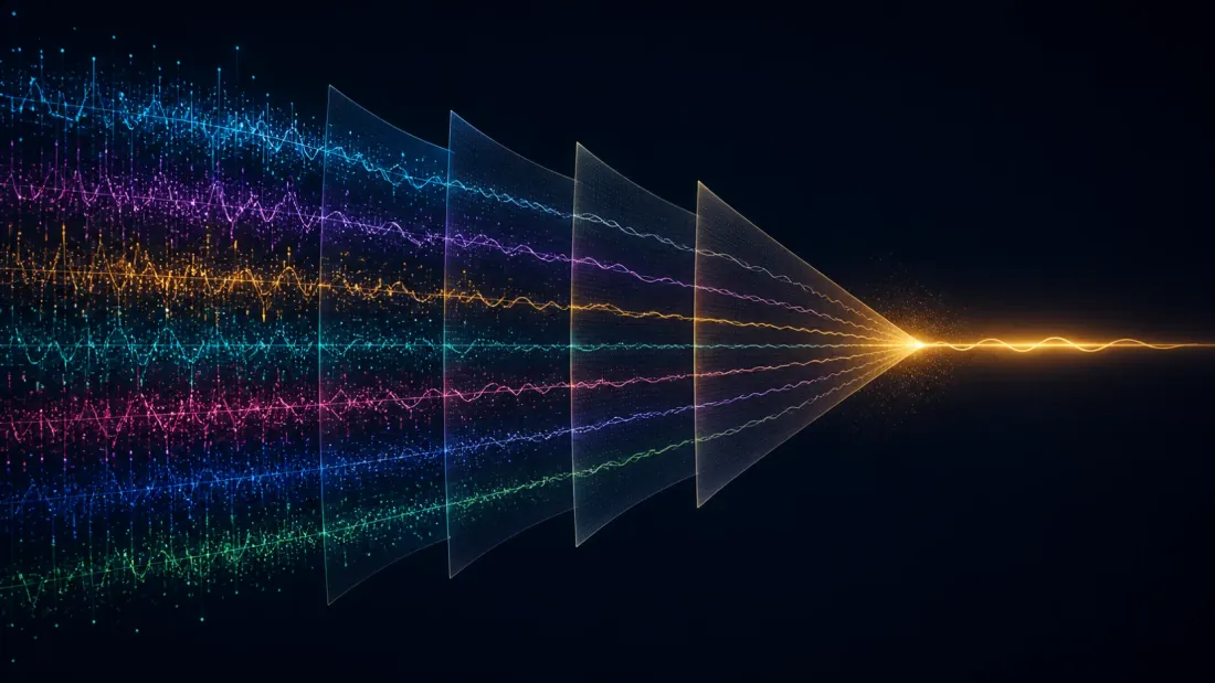 Robust lead-lag signal distilled from noise