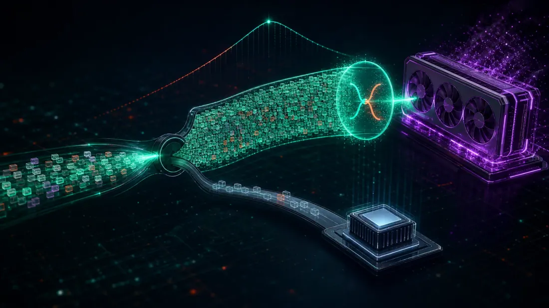 Fünf große Krypto-Instrumente, gleichzeitig durch ein Median-über-Symbole-Ziel ausgewertet, das einen Generalisten verlangt, mit gestreuten Out-of-Sample-Ergebnissen pro Symbol, bei denen ein einzelnes Symbol smaragdgrün über der Nulllinie glüht und die anderen vier in Rot-Orange darunter fallen — keine instrumentenübergreifende Robustheit