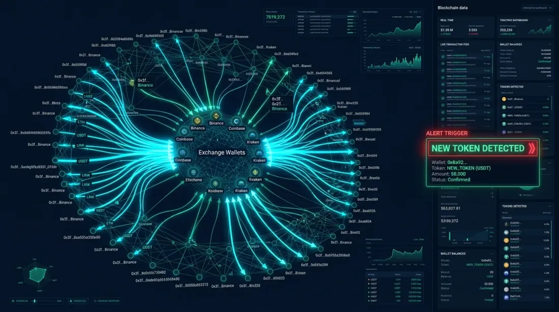 On-chain wallet monitoring
