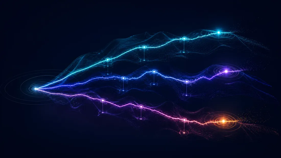 Three nested hypotheses for continuous-time market modeling