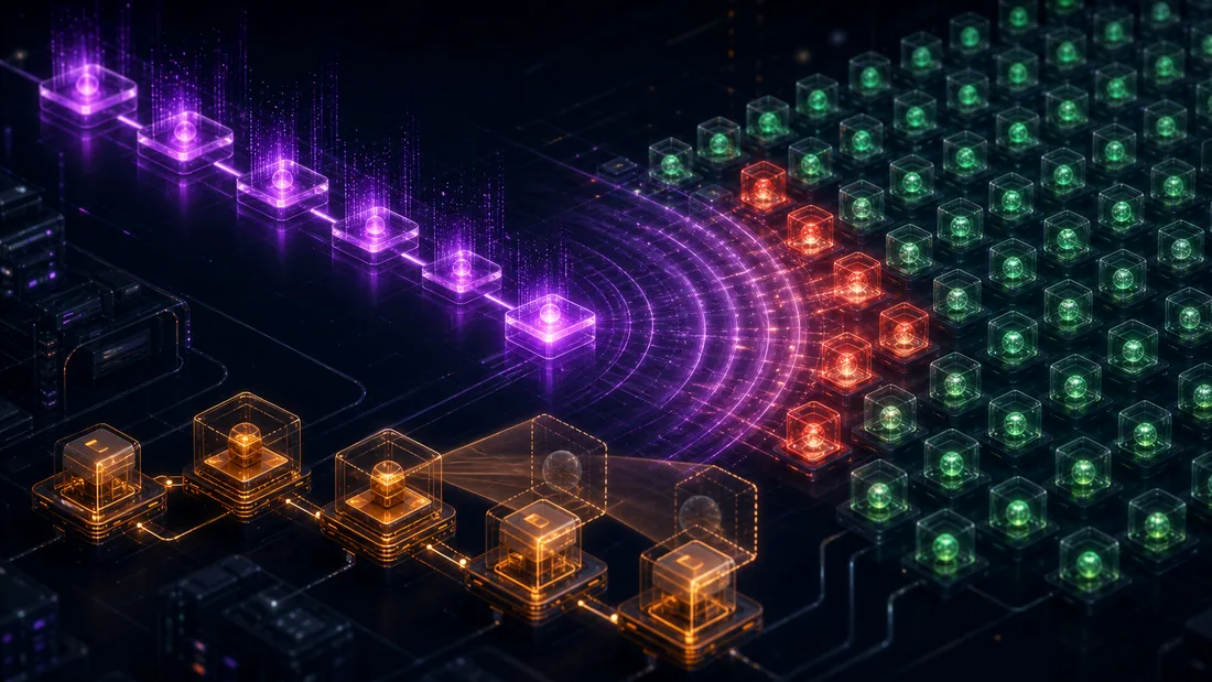Linimasa yang menunjukkan harga off-chain melewati ambang deviasi, update oracle yang tertunda, dan likuidasi yang dieksekusi pada blok yang sama dengan update tersebut