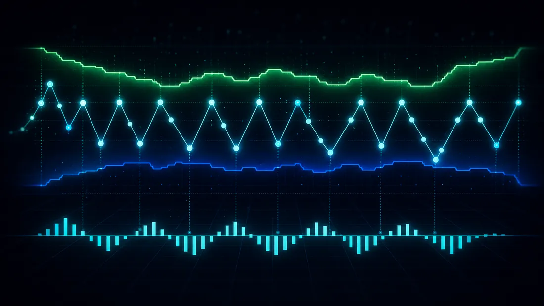 Roll's implicit spread model: transaction prices bouncing between bid and ask, leaving a negative serial-covariance signature